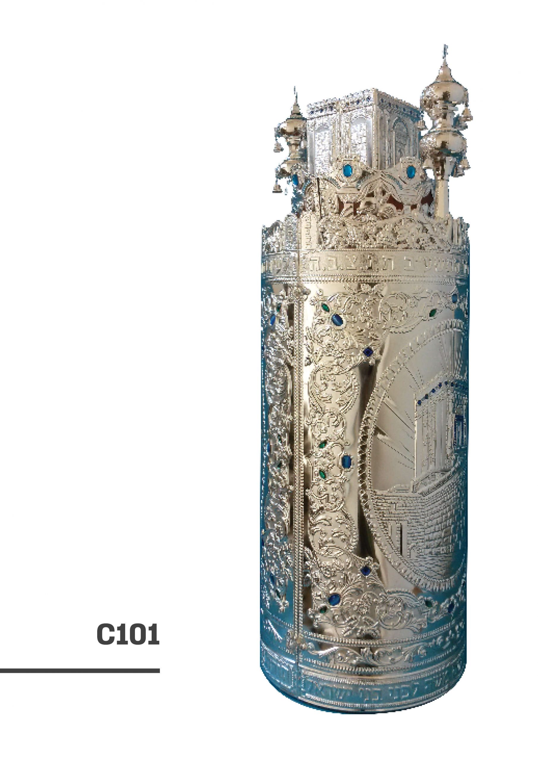 כסף בשילוב סברובסקי - c101